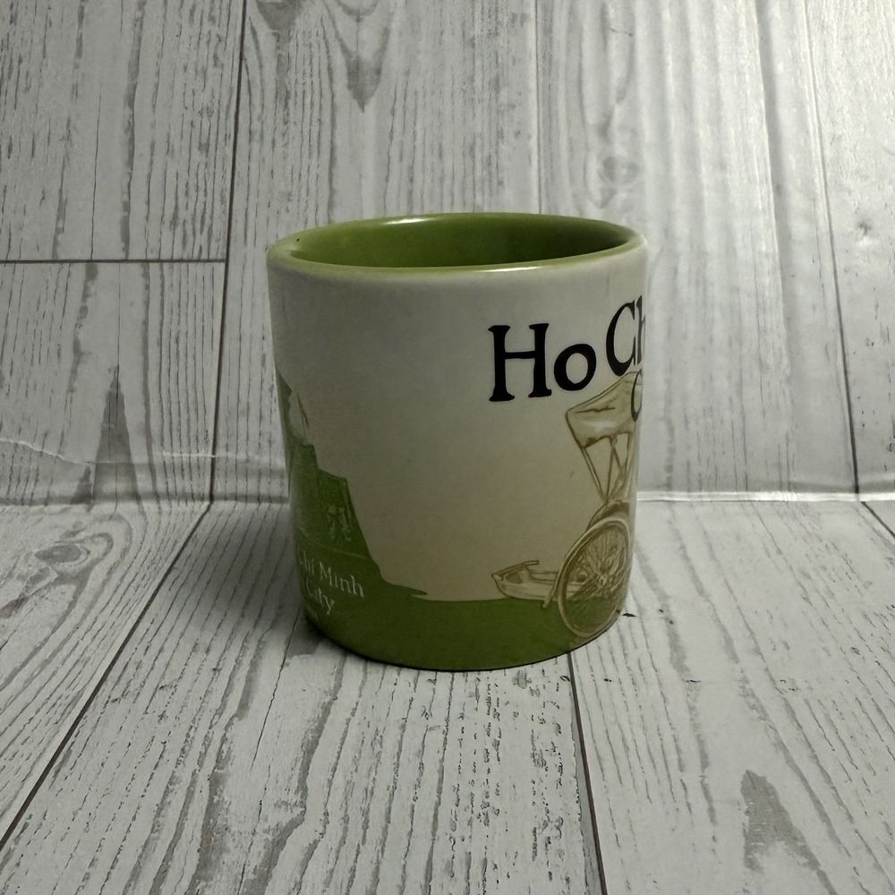 Starbucks Ho Chi Minh City Vietnam 3oz Demitasse Espresso Cup Collector Series - Picture 3 of 7